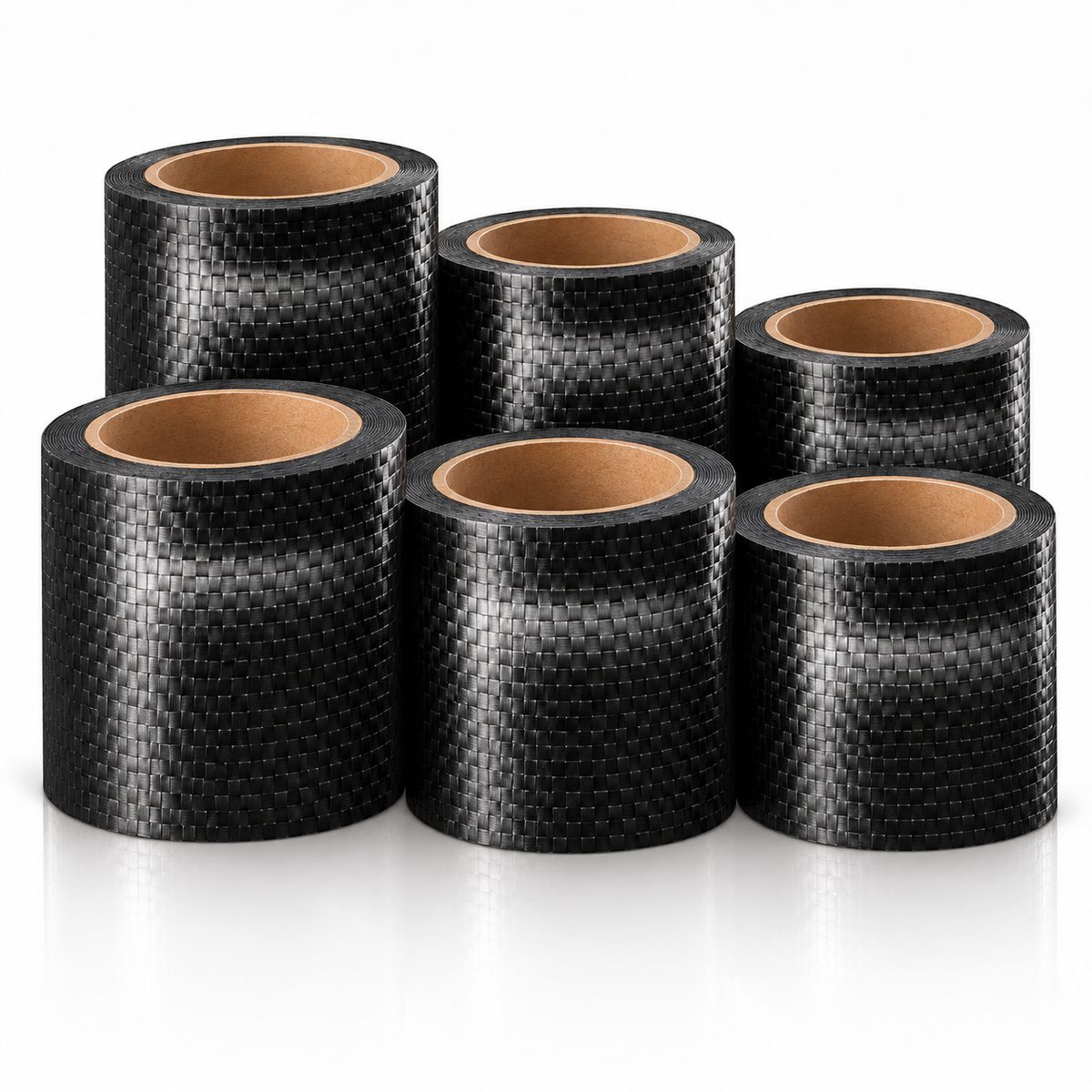 RV underbelly repair tape shown in multiple roll sizes